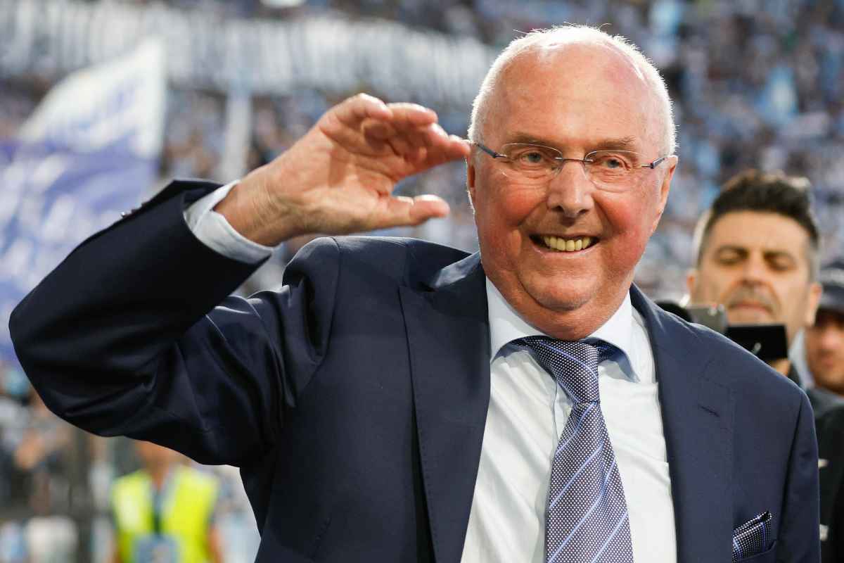 Sven Goran Eriksson messaggio