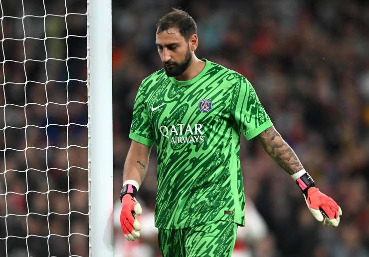 Gianluigi Donnarumma durante una partita