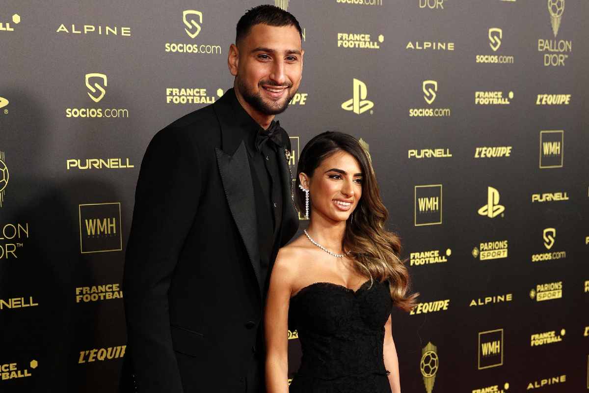 Gianluigi Donnarumma e Alessia Elefante